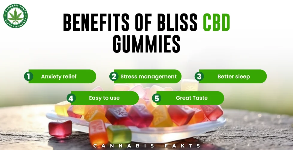 Benefits of Bliss CBD Gummies