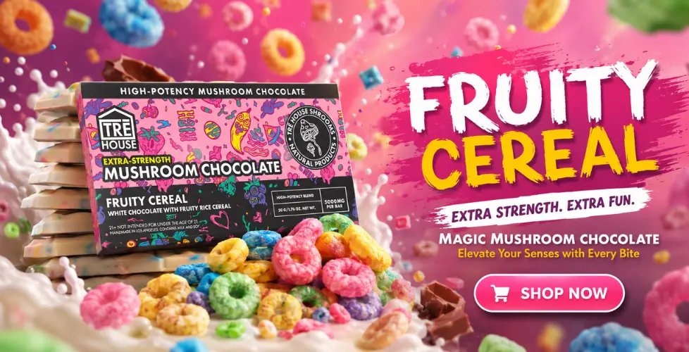 Tre House Extra Strength Magic Mushroom Chocolate Bar