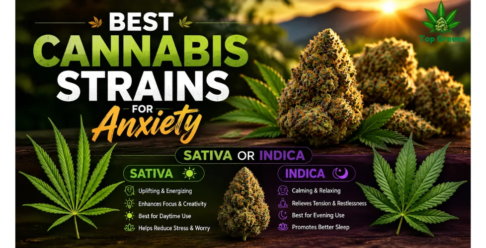 Best Cannabis Strains for Anxiety: Sativa or Indica?