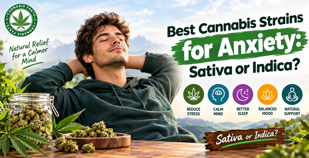 Best Cannabis Strains for Anxiety: Sativa or Indica?