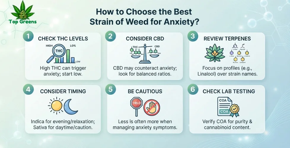 How to Choose the Best Cannabis Strain for Anxiety