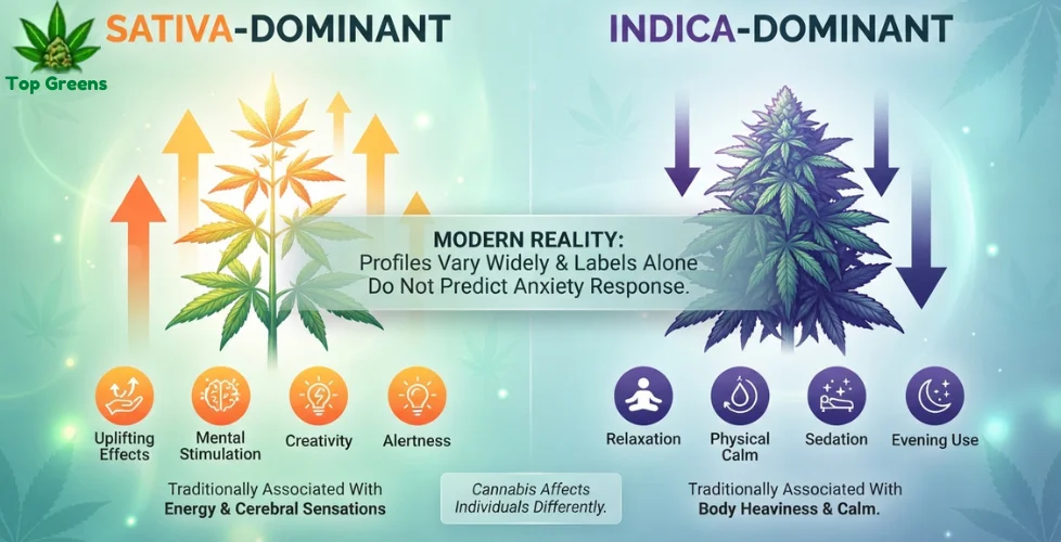 Sativa vs. Indica for Anxiety What Is the Difference